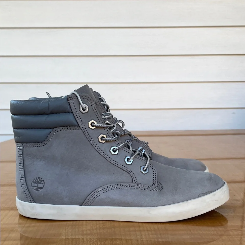 Timberland Leather Ankle Sneaker Boots Womens Size 8 - Picture 1 of 12